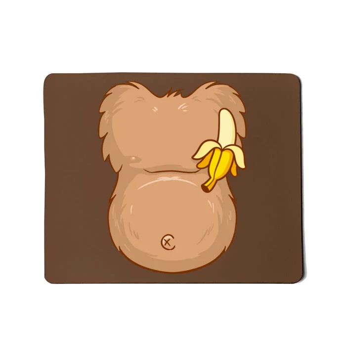 Monkey Ape Belly Costume Mousepad