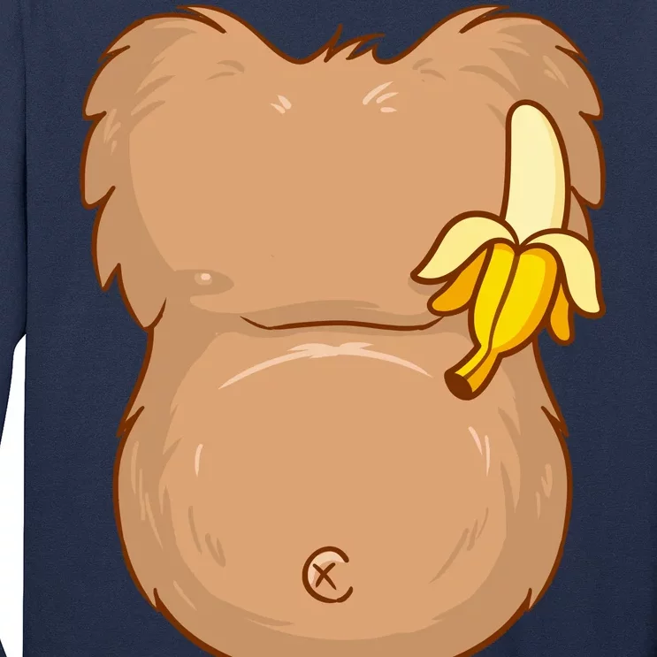 Monkey Ape Belly Costume Long Sleeve Shirt