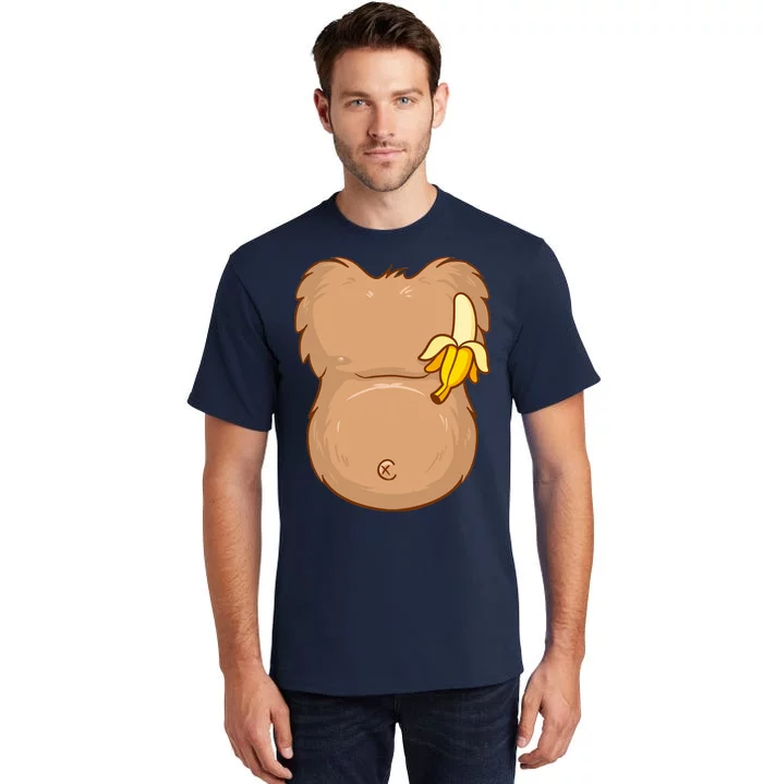 Monkey Ape Belly Costume Tall T-Shirt