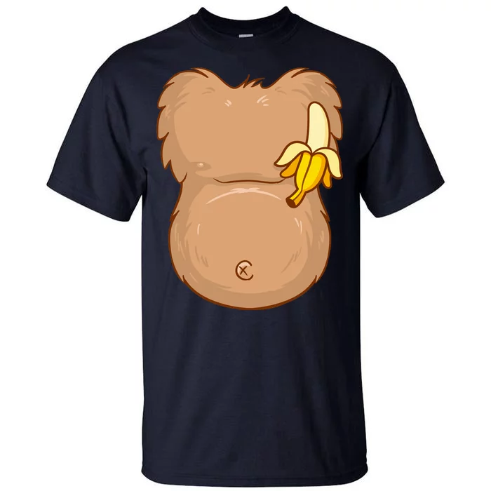 Monkey Ape Belly Costume Tall T-Shirt