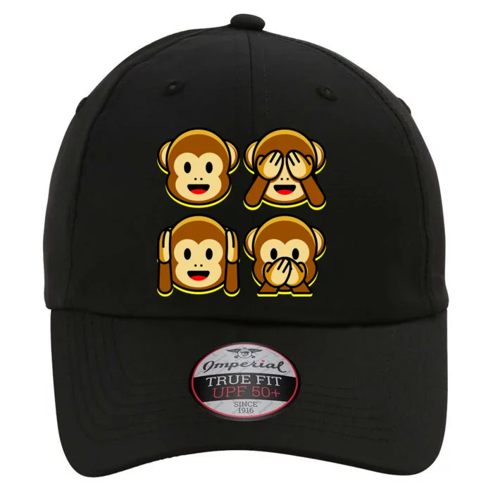 Monkey Emoji Smiley Face The Original Performance Cap