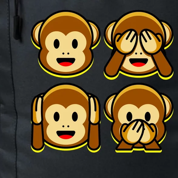 Monkey Emoji Smiley Face Daily Commute Backpack