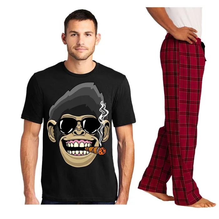 Monkey Smoking Cigar Pajama Set