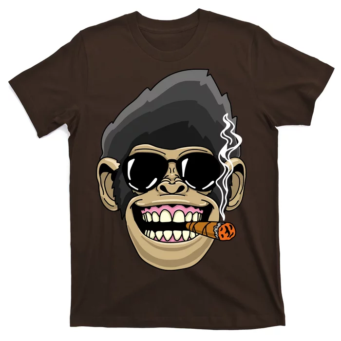 Monkey Smoking Cigar T-Shirt