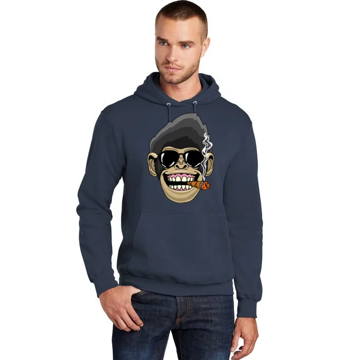 Monkey Smoking Cigar Tall Hoodie