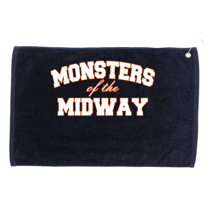 Monster Of The Midway Grommeted Golf Towel