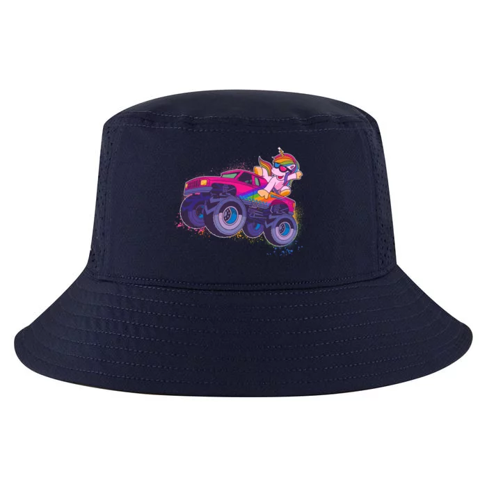 Monster Truck Unicorn Cool Comfort Performance Bucket Hat