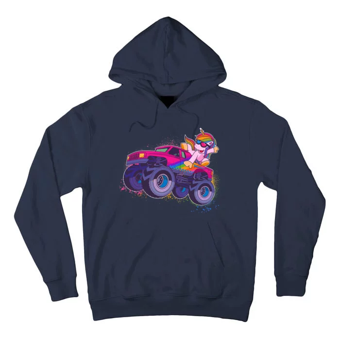 Monster Truck Unicorn Tall Hoodie