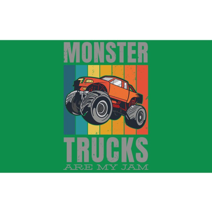 Monster Trucks Are My Jam Bumper Sticker