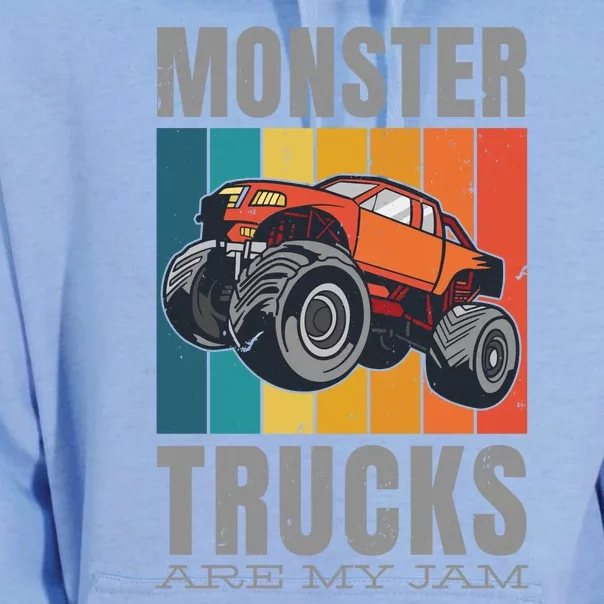 Monster Trucks Are My Jam Unisex Surf Hoodie