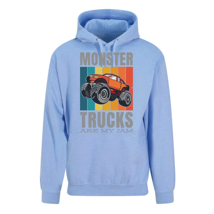 Monster Trucks Are My Jam Unisex Surf Hoodie