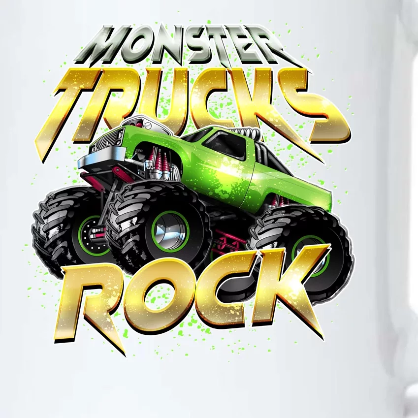 Monster Trucks Rock Black Color Changing Mug