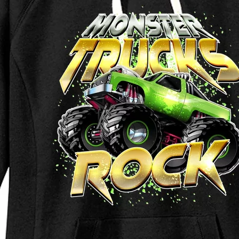 Monster Trucks Rock Women's Fleece Hoodie