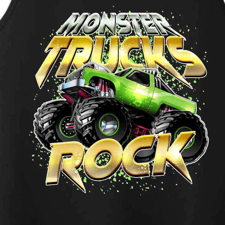 Monster Trucks Rock Performance Tank