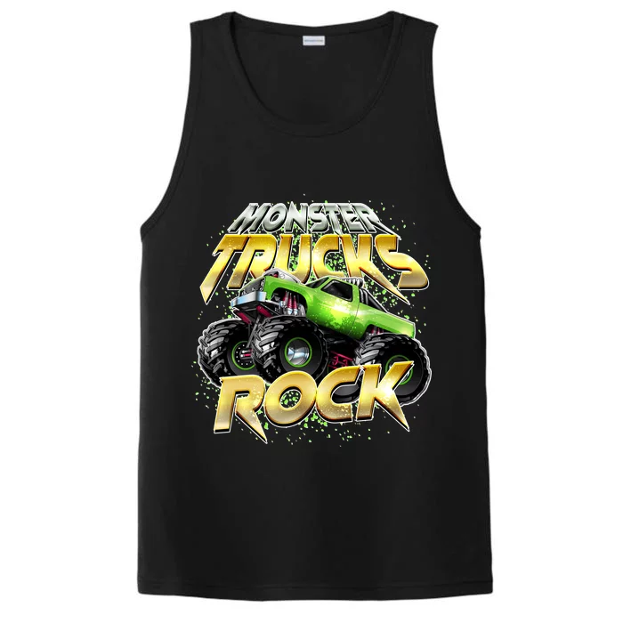 Monster Trucks Rock Performance Tank