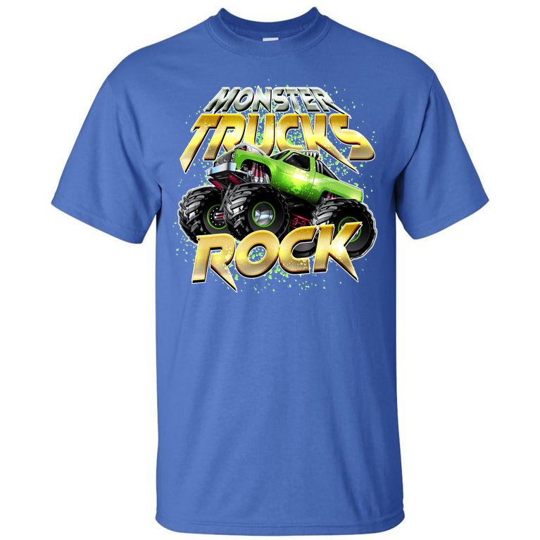 Monster Trucks Rock Tall T-Shirt