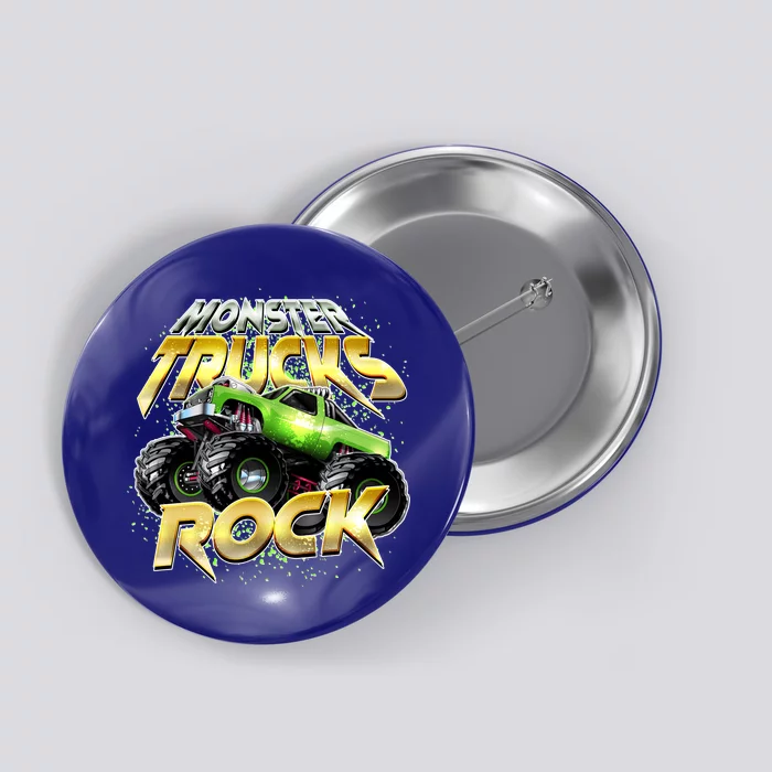 Monster Trucks Rock Button