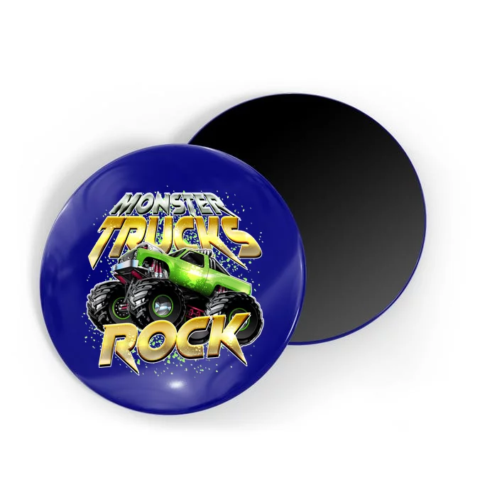 Monster Trucks Rock Magnet