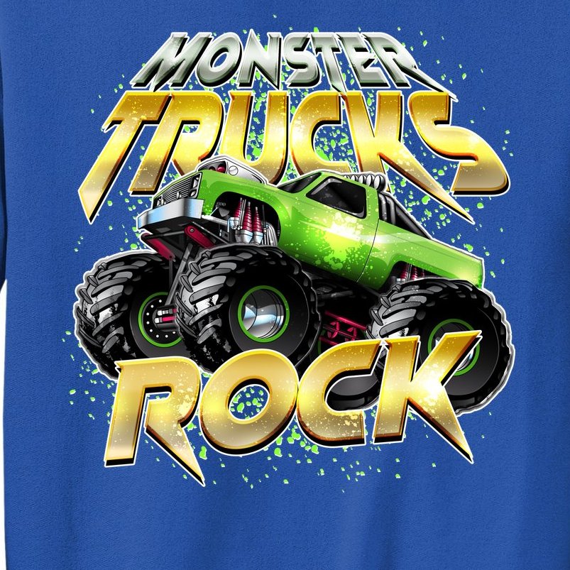 Monster Trucks Rock Tall Sweatshirt