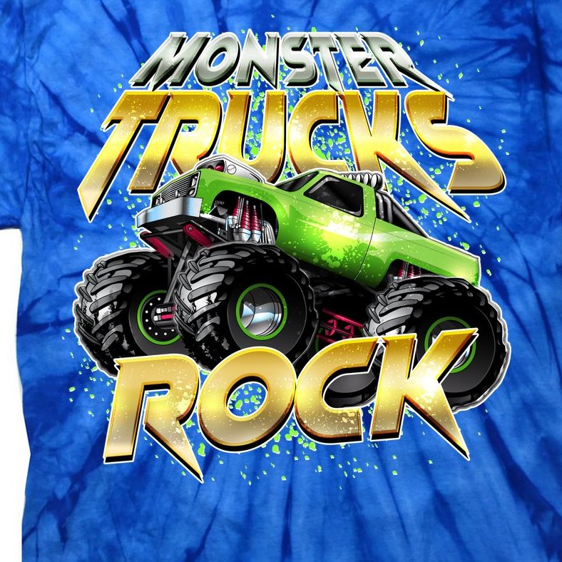 Monster Trucks Rock Tie-Dye T-Shirt