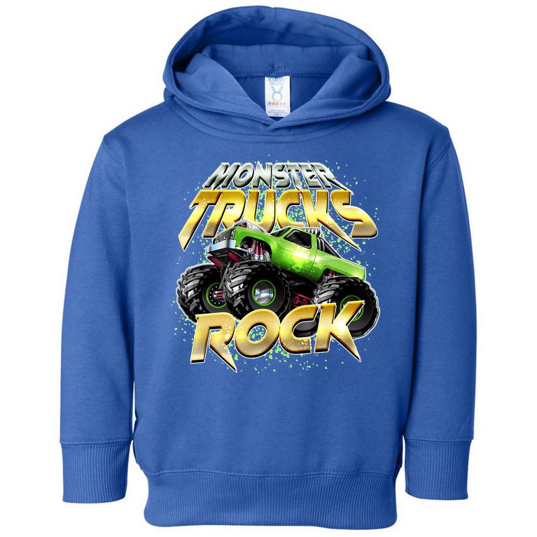 Monster Trucks Rock Toddler Hoodie