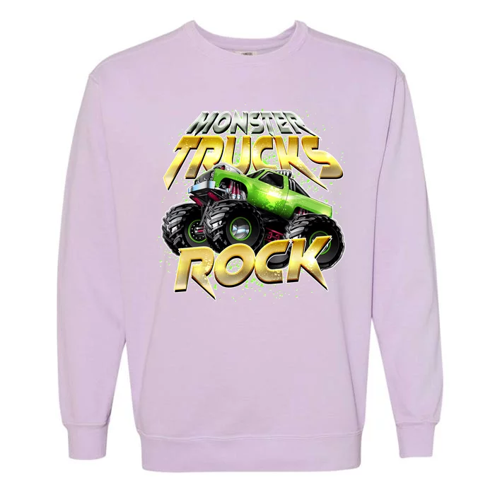 Monster Trucks Rock Garment-Dyed Sweatshirt