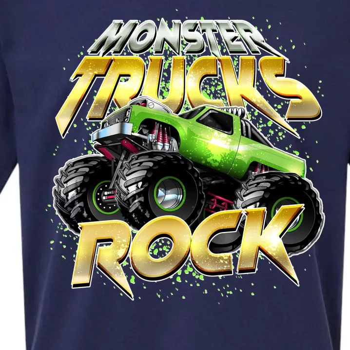 Monster Trucks Rock Sueded Cloud Jersey T-Shirt