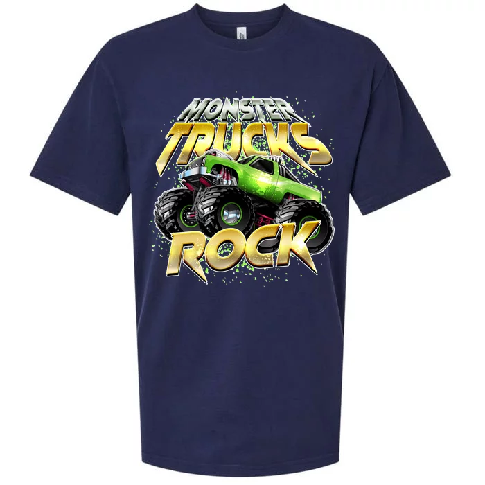 Monster Trucks Rock Sueded Cloud Jersey T-Shirt