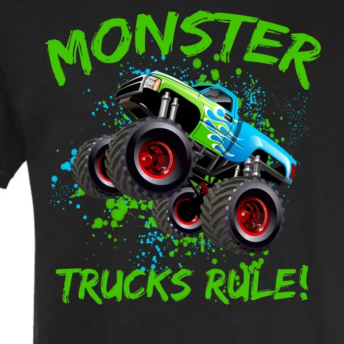 Monster Trucks Rule Garment-Dyed Heavyweight T-Shirt