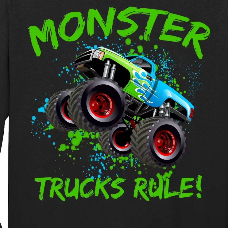 Monster Trucks Rule Long Sleeve Shirt