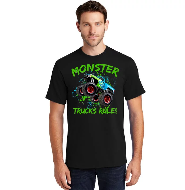 Monster Trucks Rule Tall T-Shirt