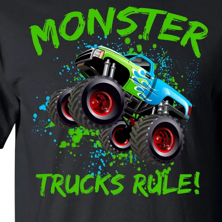 Monster Trucks Rule Tall T-Shirt