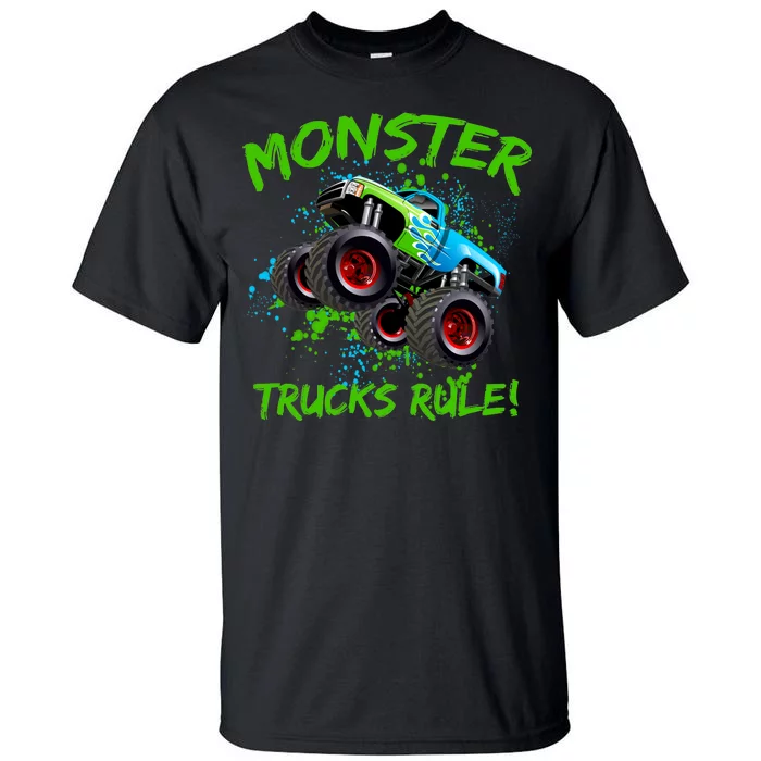 Monster Trucks Rule Tall T-Shirt