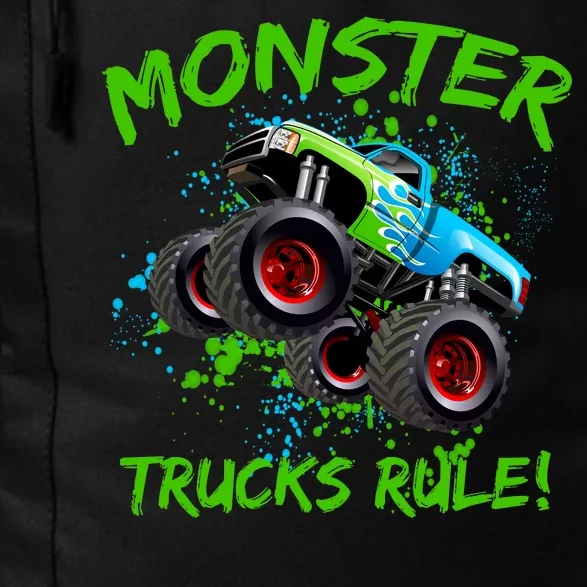 Monster Trucks Rule Daily Commute Backpack