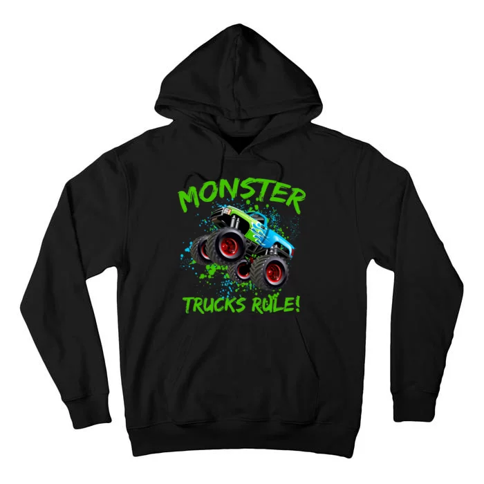 Monster Trucks Rule Tall Hoodie