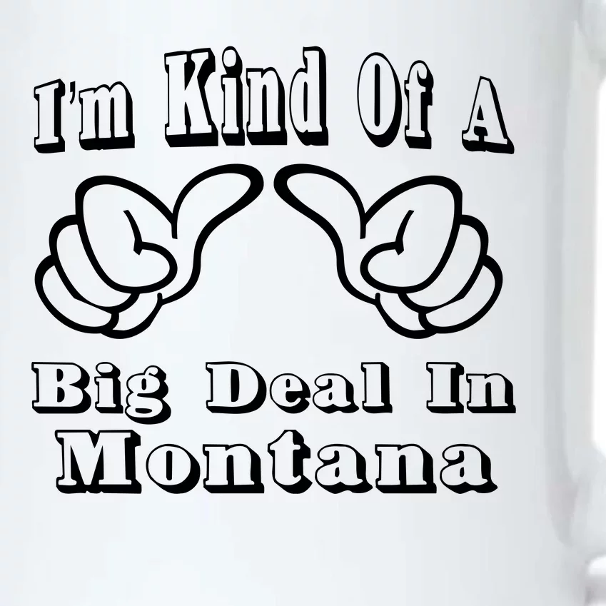 Montana Big Deal Black Color Changing Mug