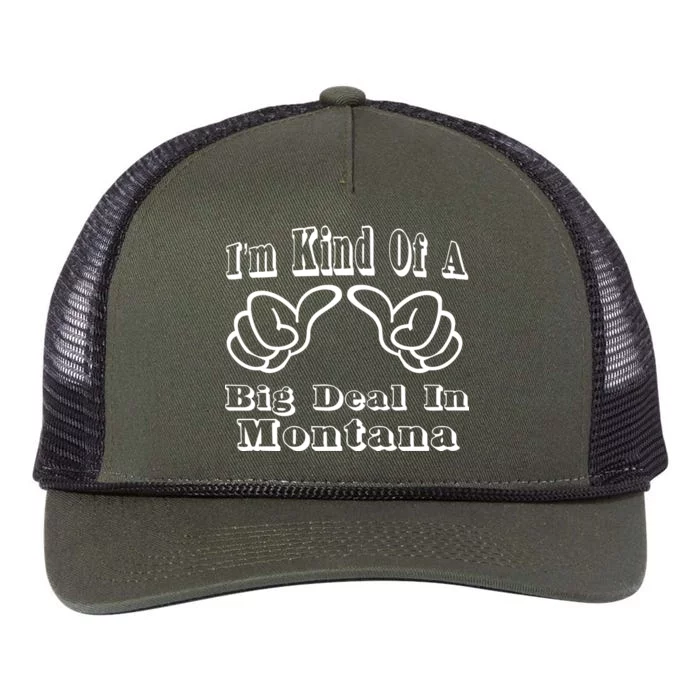 Montana Big Deal Retro Rope Trucker Hat Cap