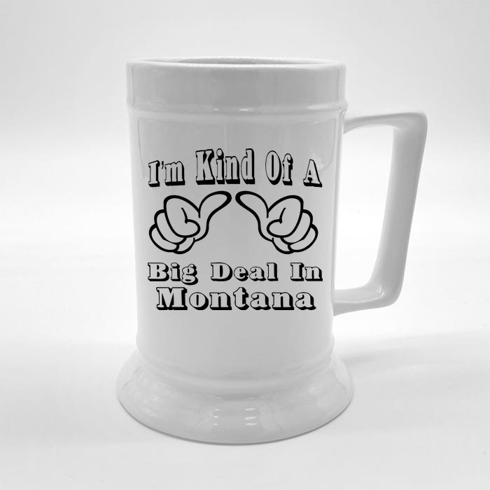 Montana Big Deal Front & Back Beer Stein