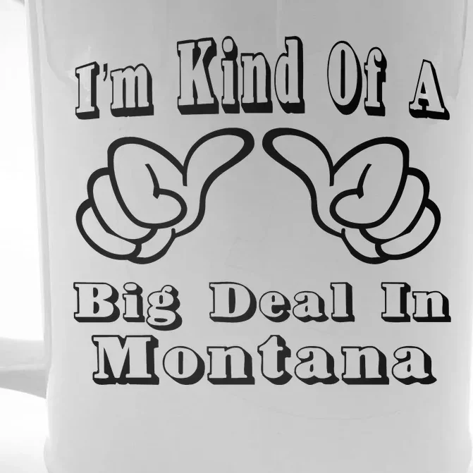 Montana Big Deal Front & Back Beer Stein