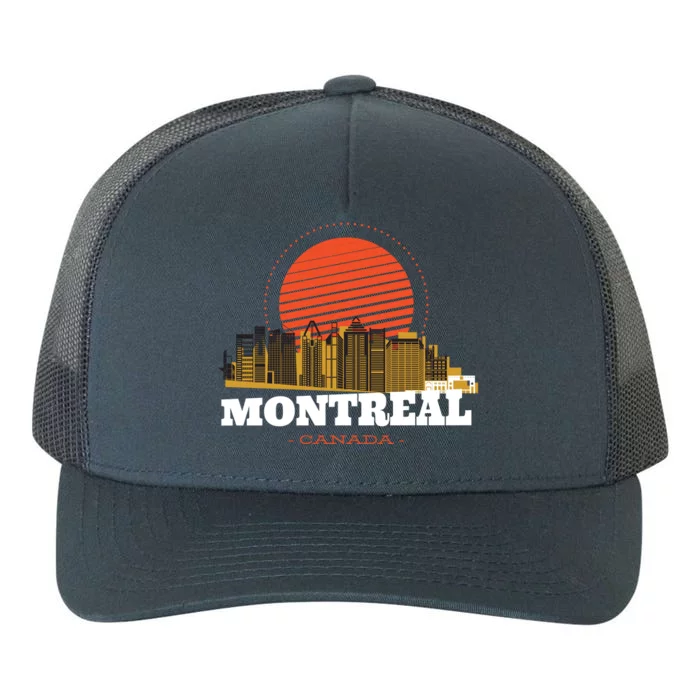 Montreal Canada Skyline Yupoong Adult 5-Panel Trucker Hat