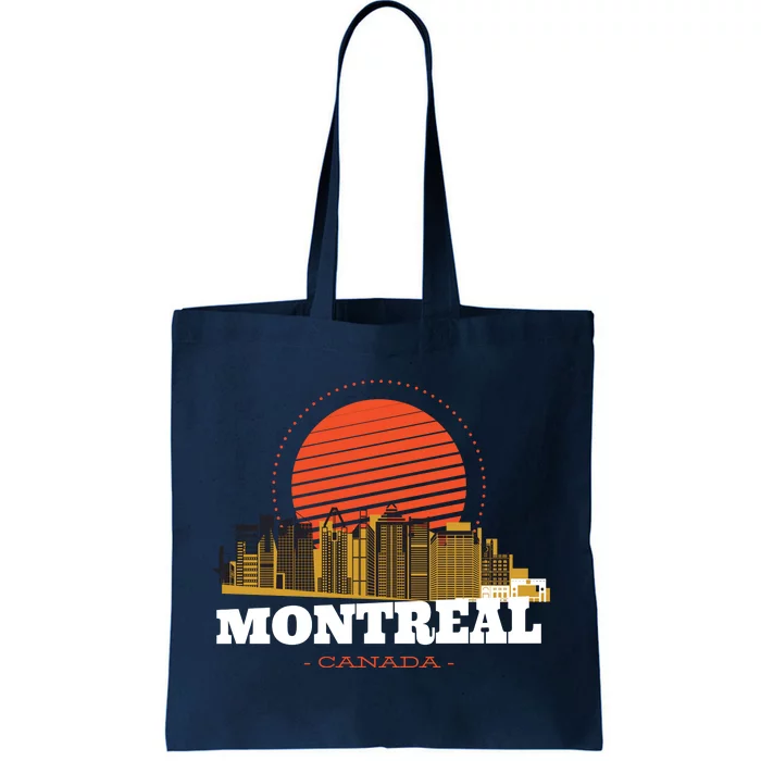 Montreal Canada Skyline Tote Bag