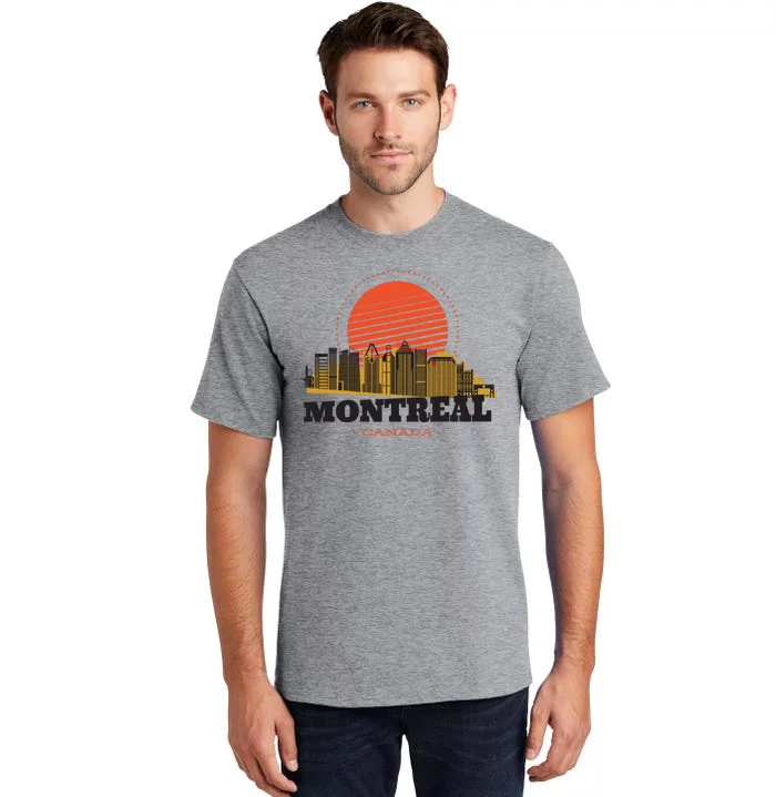 Montreal Canada Skyline Tall T-Shirt