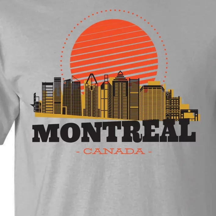 Montreal Canada Skyline Tall T-Shirt