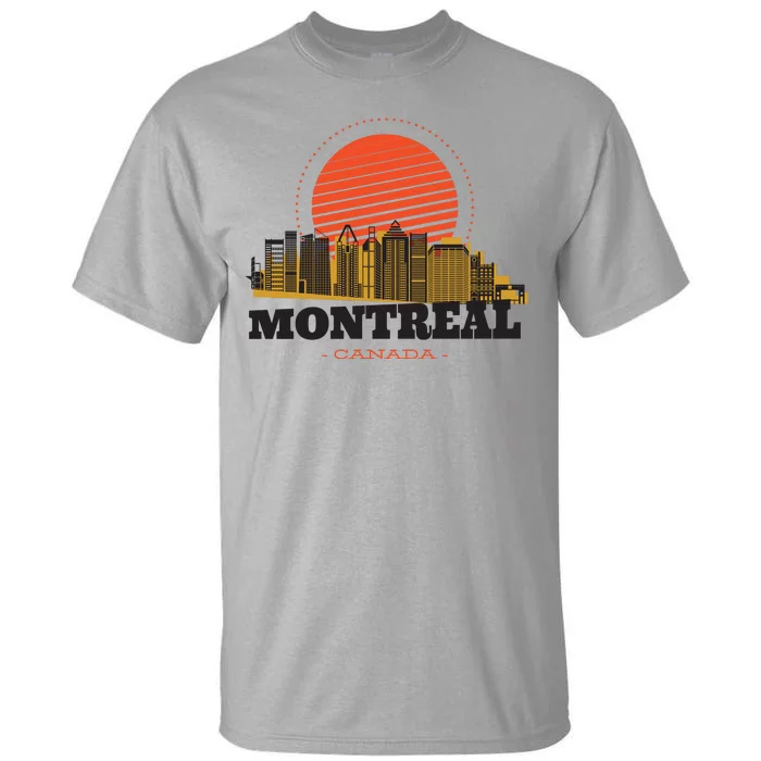 Montreal Canada Skyline Tall T-Shirt