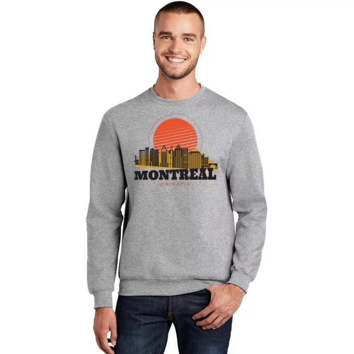 Montreal Canada Skyline Tall Sweatshirt