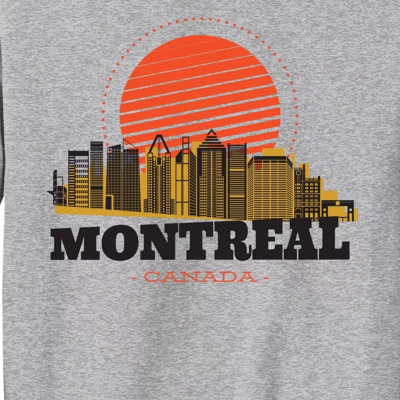 Montreal Canada Skyline Tall Sweatshirt