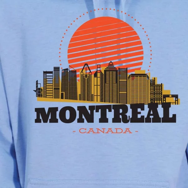 Montreal Canada Skyline Unisex Surf Hoodie