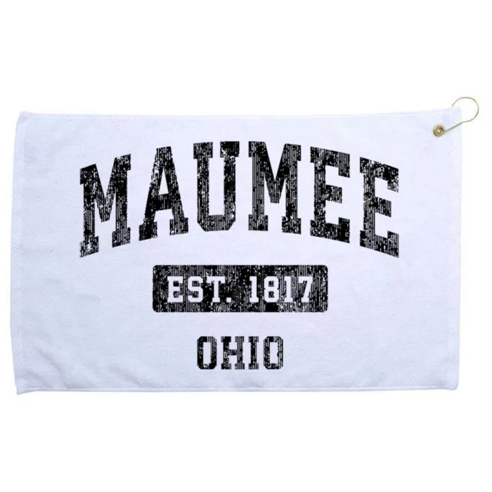 Maumee Ohio Oh Vintage Established Sports Design Grommeted Golf Towel