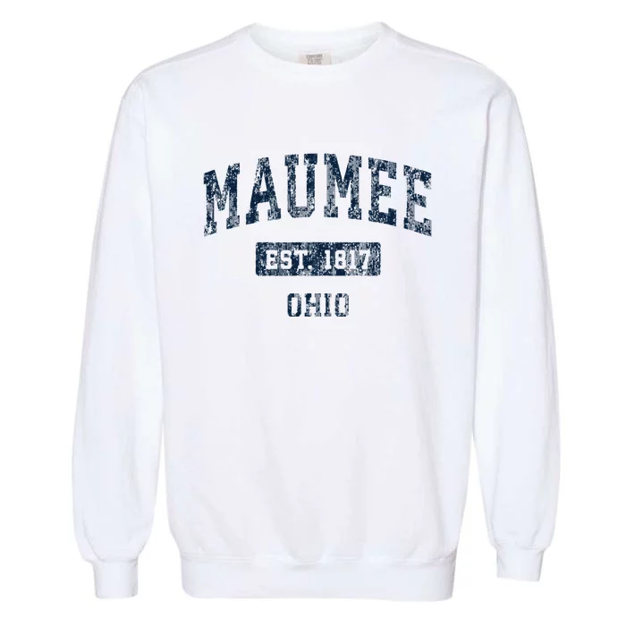 Maumee Ohio OH Vintage Sports Design Garment-Dyed Sweatshirt