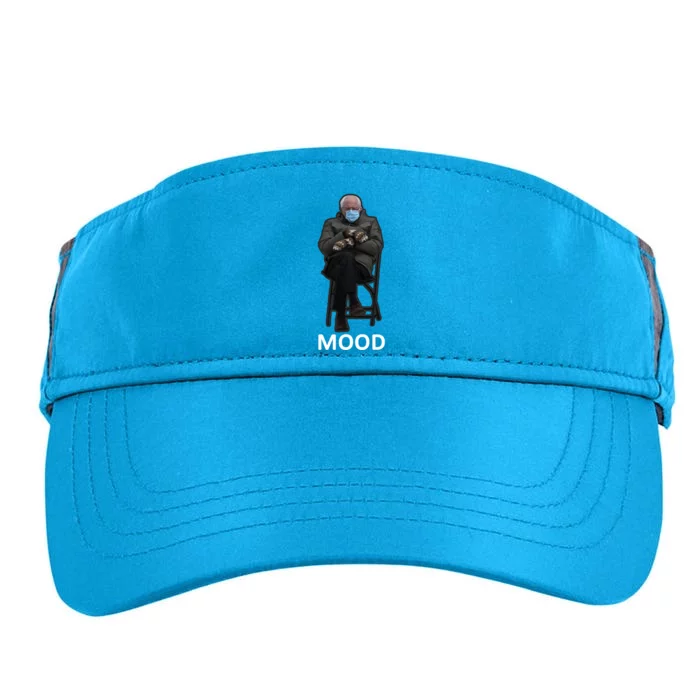 Mood Bernie Sanders Mittens Inauguration Adult Drive Performance Visor